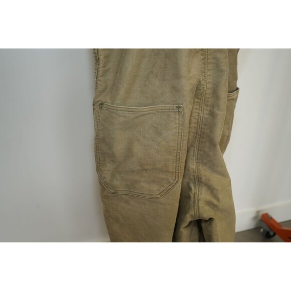 Vintage U.S. Navy WWII USN Cold/Wet Weather Wool Lined Deck Bib Overalls Small - Picture 8 of 8